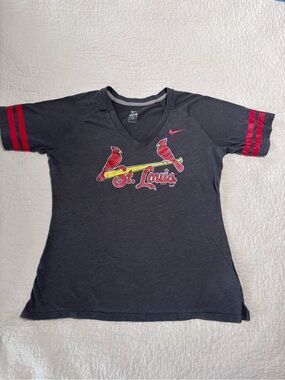 Nike Ladies V-Neck St. Louis Cardinals Tee XL